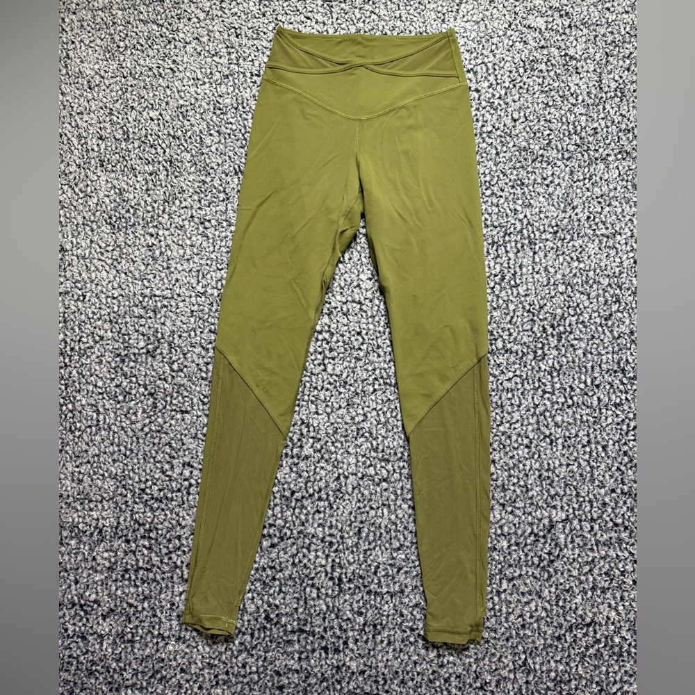 Lululemon Nulu and Crisscross Mesh Stirrup Tight Leggings